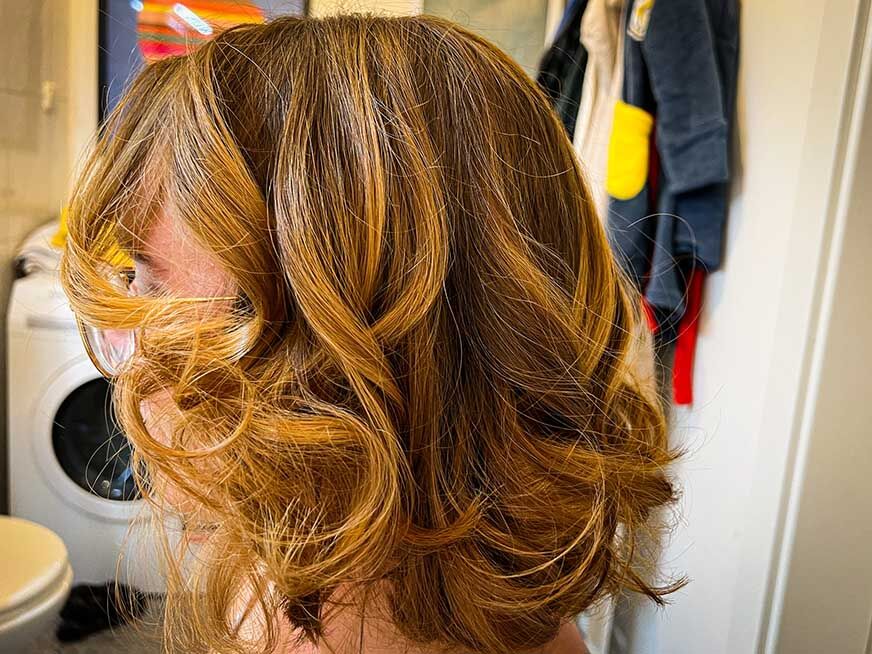 dyson airwrap test boucle